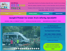 Tablet Screenshot of georgiaicecreamtruck.com